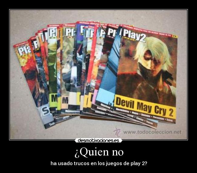 ¿Quien no - ha usado trucos en los juegos de play 2?