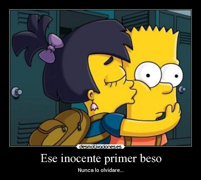 Ese inocente primer beso - 