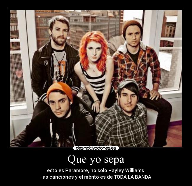carteles paramore hayley williams lalalalalallalala desde argentina mando saludo desmotivaciones desmotivaciones