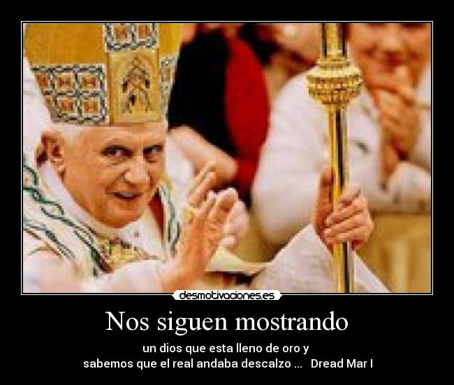 Nos siguen mostrando -