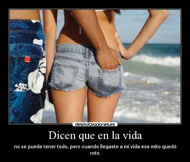 Dicen que en la vida - 