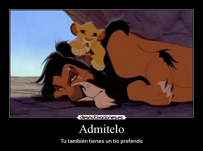 Admitelo - Tu también tienes un tío preferido