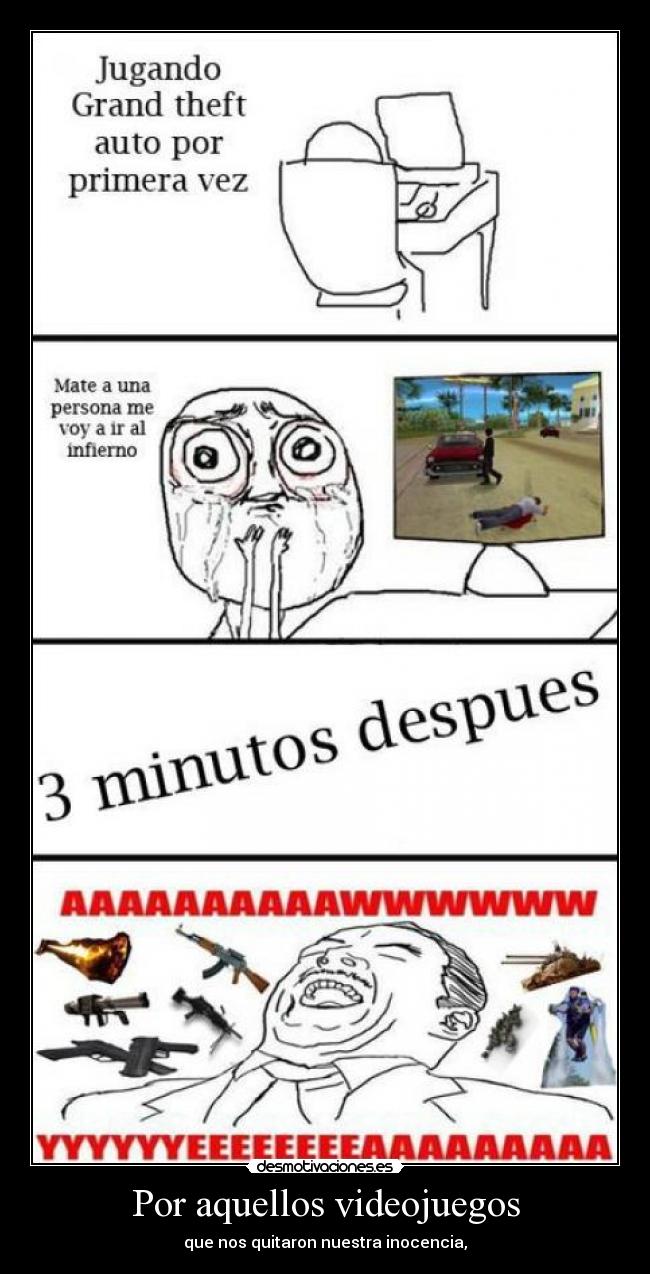 Por aquellos videojuegos - que nos quitaron nuestra inocencia,