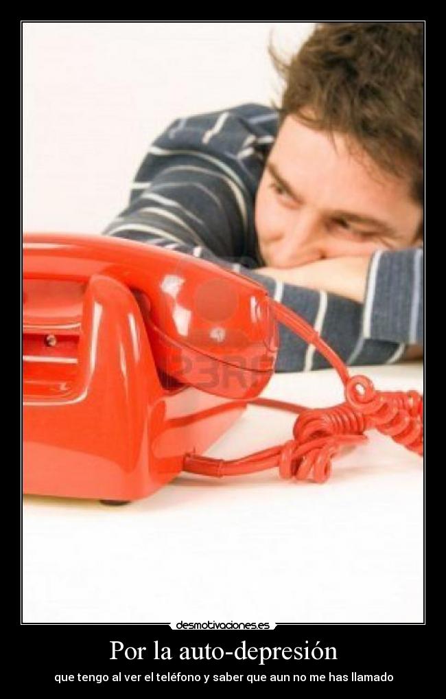 Por la auto-depresión -