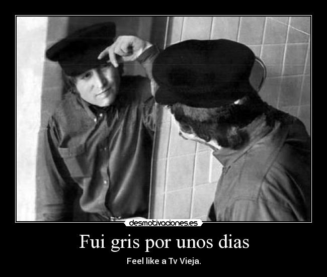 Fui gris por unos dias - Feel like a Tv Vieja.