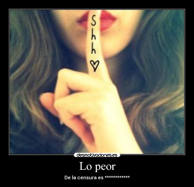 Lo peor - 