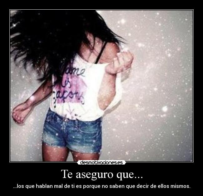 Te aseguro que... - 
