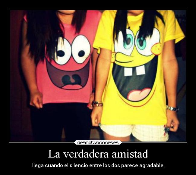 La verdadera amistad -