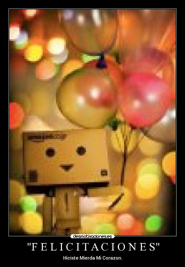 F E L I C I T A C I O N E S - 