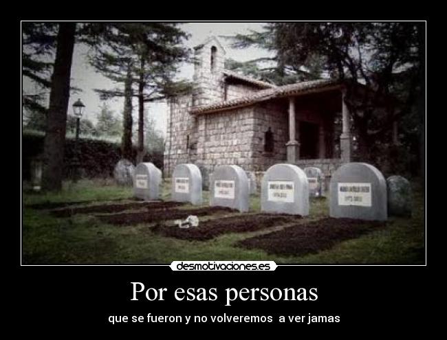 Por esas personas - 