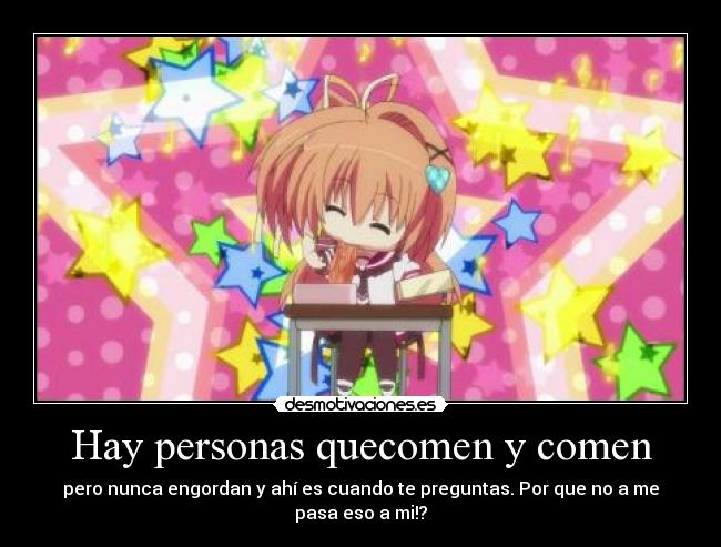 carteles comida comer pesonas hay engordar preguntar pasa anime japones desmotivaciones