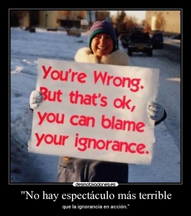 No hay espectáculo más terrible - 