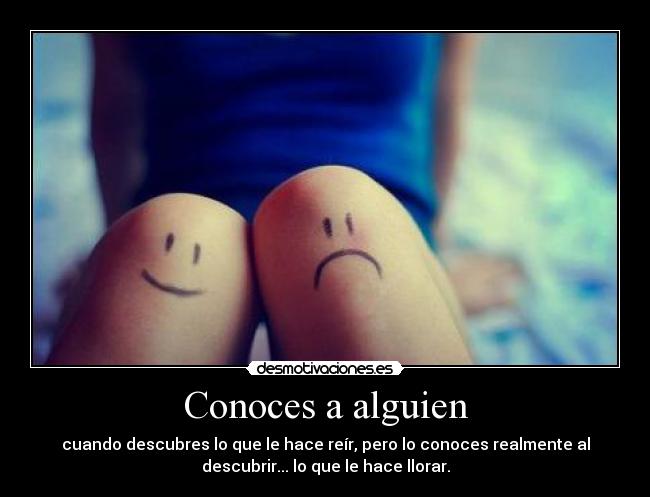 Conoces a alguien - 