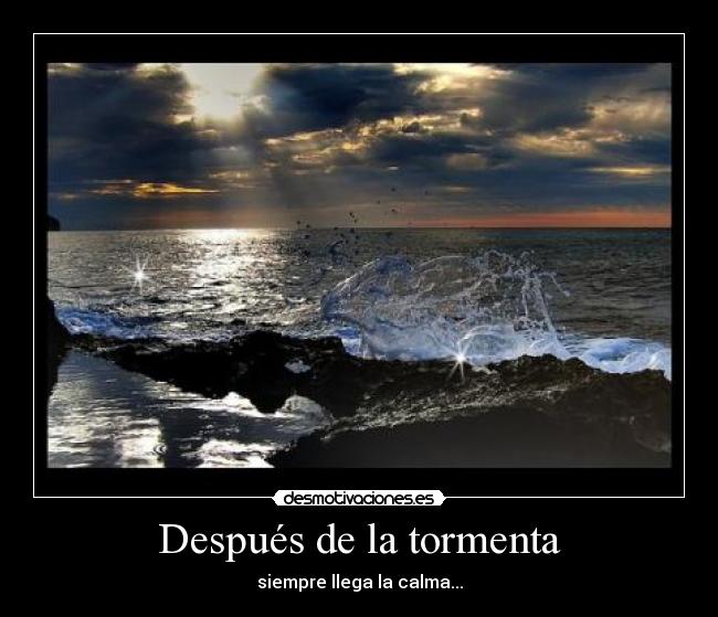 Después de la tormenta -