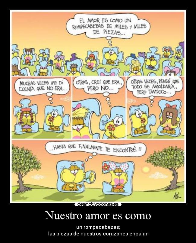 Nuestro amor es como -