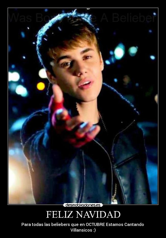 carteles navidad justin desmotivaciones