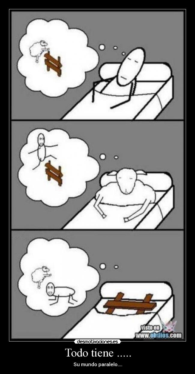 Todo tiene ..... - Su mundo paralelo....