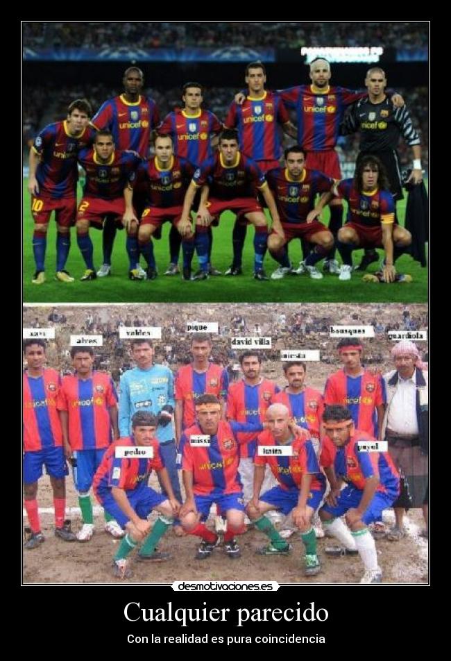 Cualquier parecido - Con la realidad es pura coincidencia