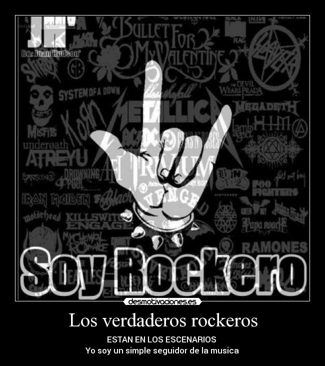 carteles rock musica heavi canciones desmotivaciones