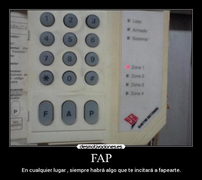 FAP - En cualquier lugar , siempre habrá algo que te incitará a fapearte.