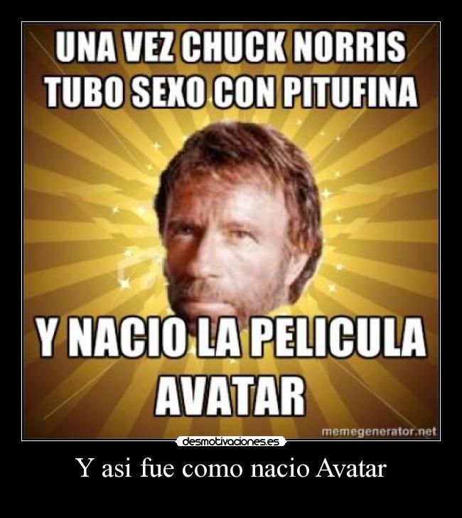 Y asi fue como nacio Avatar -