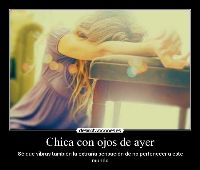 Chica con ojos de ayer - 