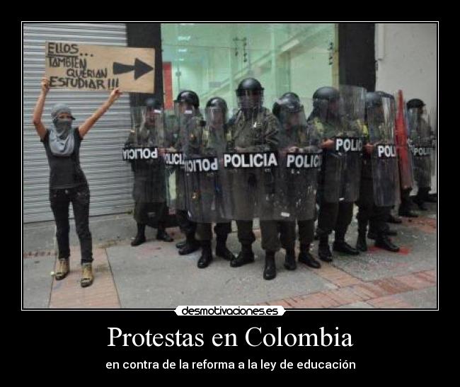 Protestas en Colombia -
