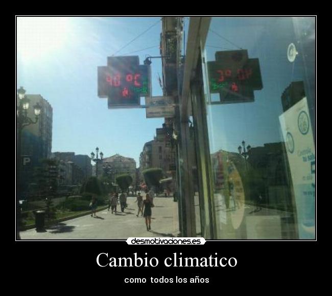 Cambio climatico -