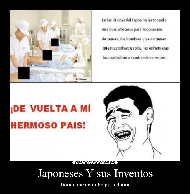 Japoneses Y sus Inventos - Donde me inscribo para donar