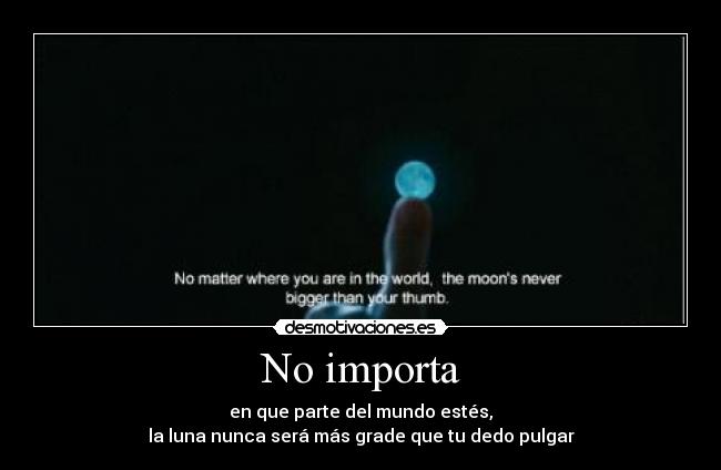 No importa - 