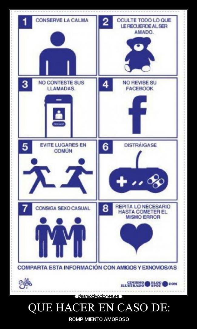 QUE HACER EN CASO DE: -