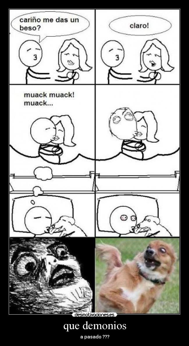 que demonios -