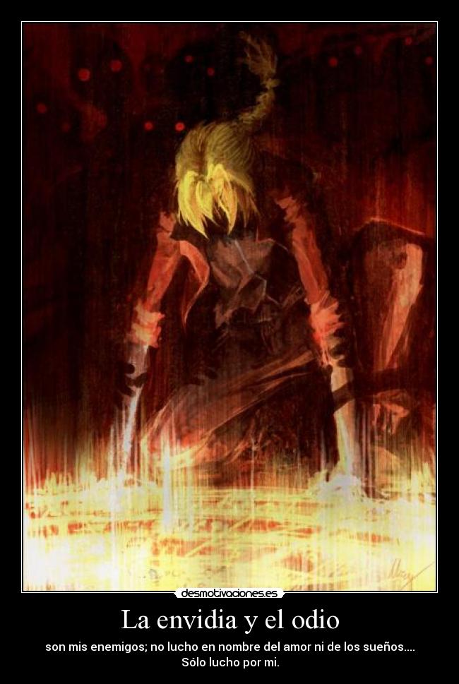 La envidia y el odio -