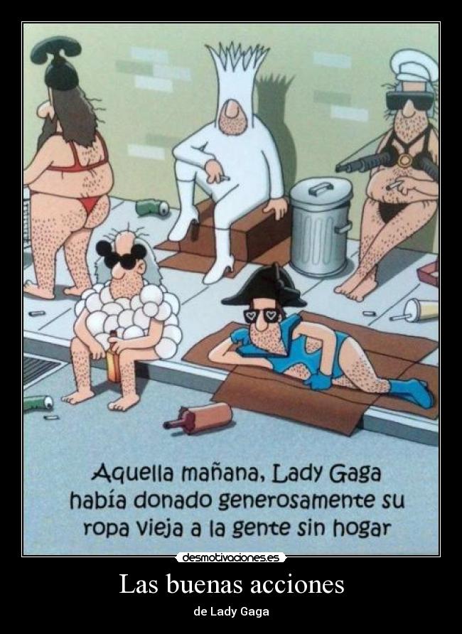 Las buenas acciones -