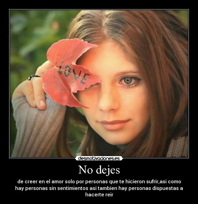 No dejes - 