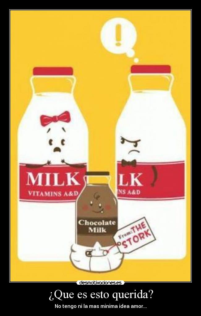 ¿Que es esto querida? - No tengo ni la mas minima idea amor...