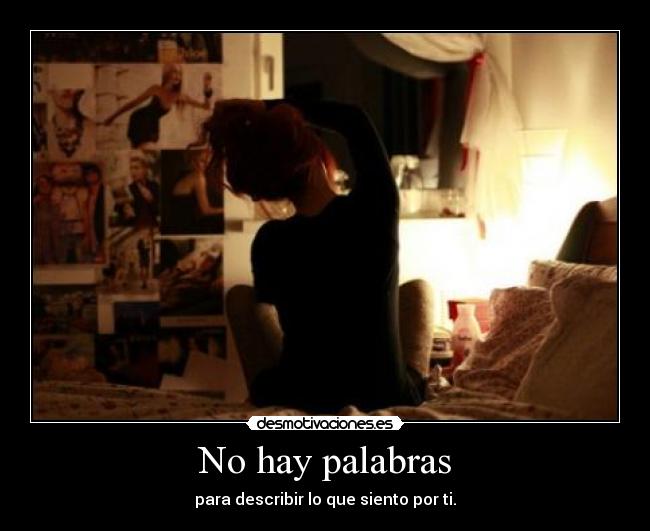 No hay palabras -