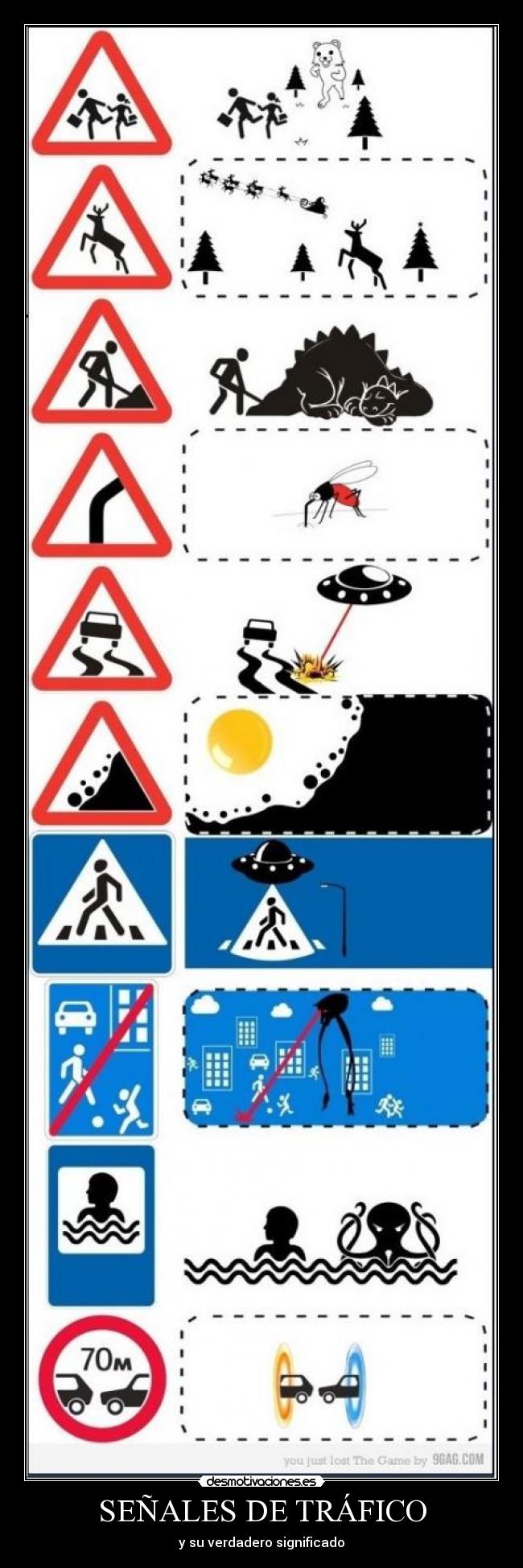 SEÑALES DE TRÁFICO - y su verdadero significado