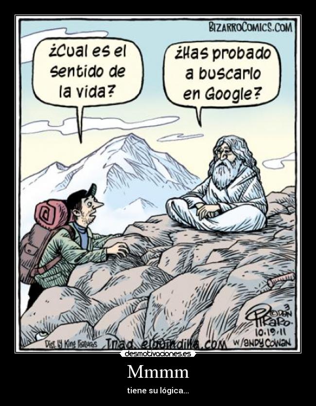 Mmmm - tiene su lógica...