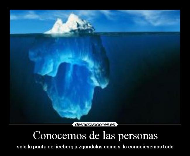 Conocemos de las personas -