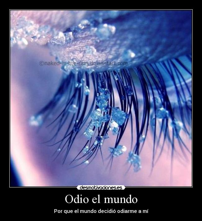 Odio el mundo - Por que el mundo decidió odiarme a mí