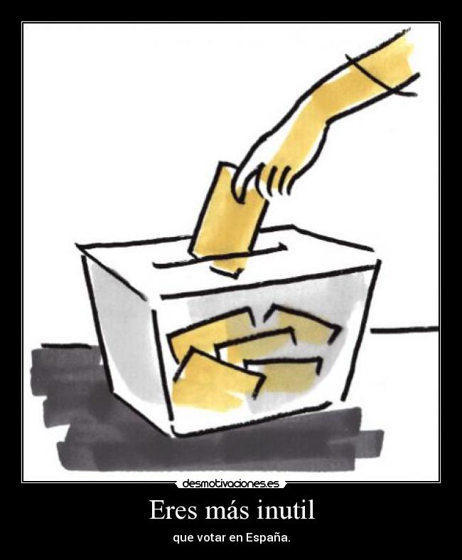 carteles votos desmotivaciones