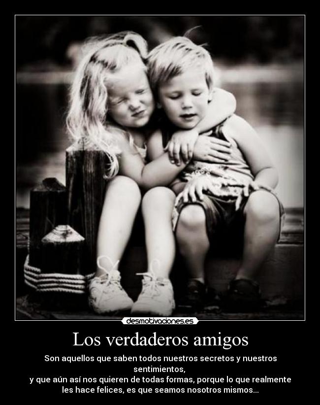 Los verdaderos amigos -