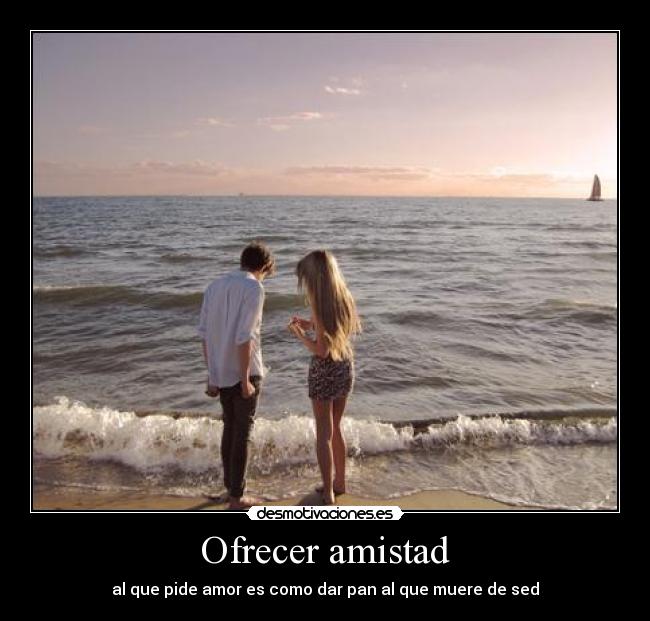 Ofrecer amistad - 