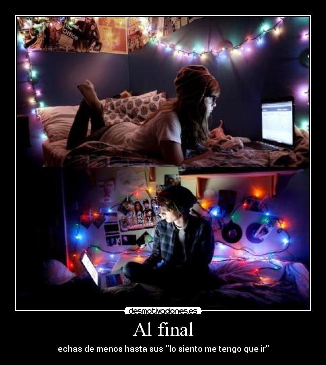 Al final -