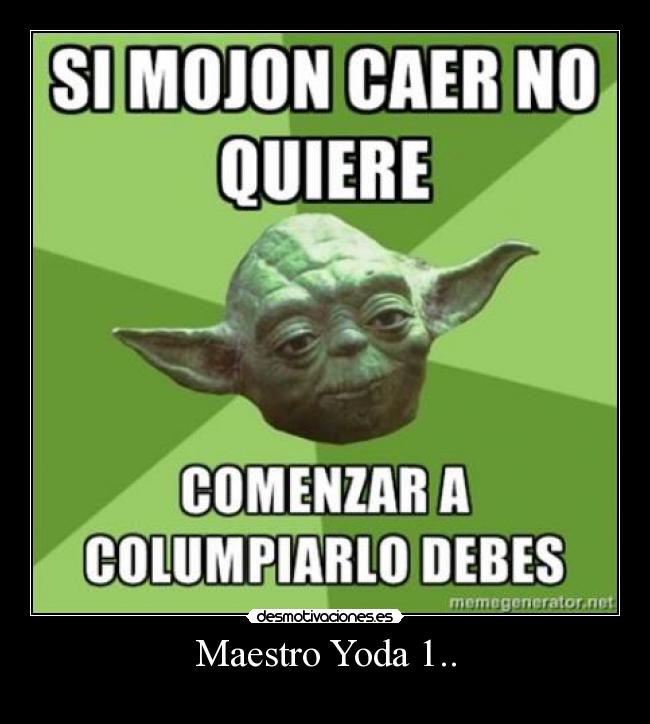 Maestro Yoda 1.. - 