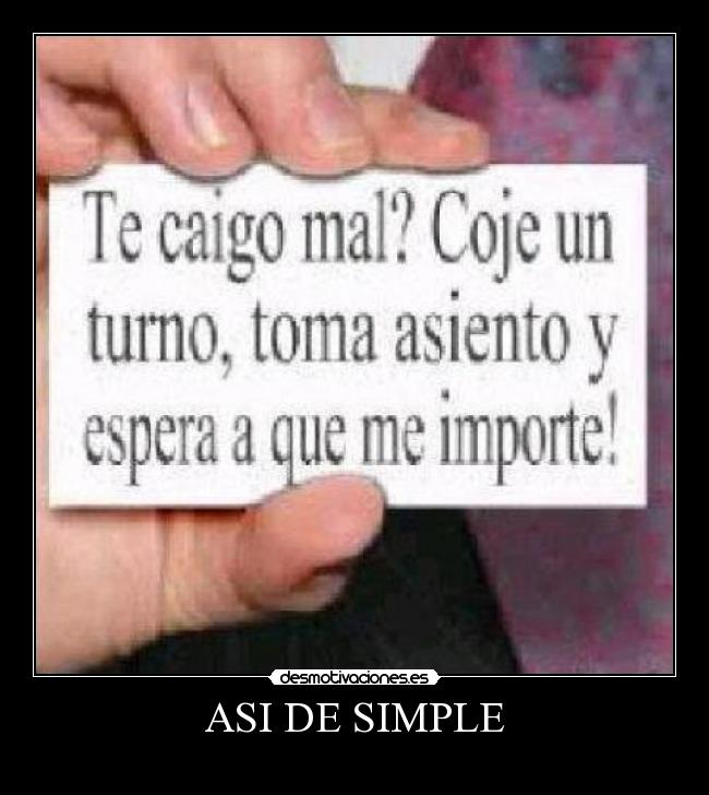 ASI DE SIMPLE -