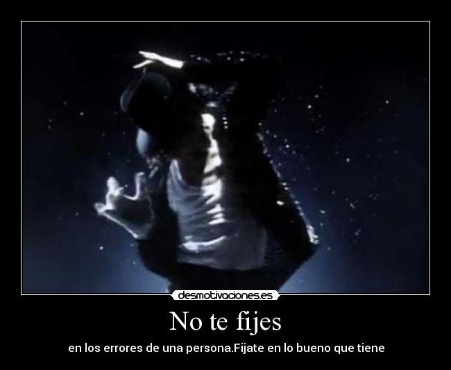 No te fijes - 