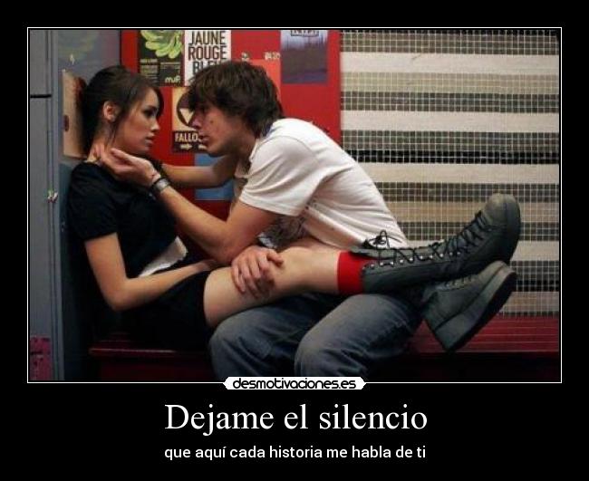 carteles silencio dejame silencio desmotivaciones
