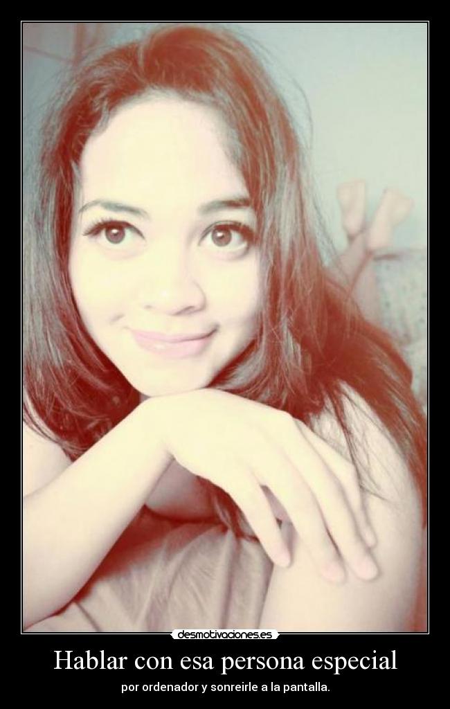 Hablar con esa persona especial - 